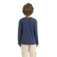 thumbnail image 6 of 5 Pack Cotton Long Sleeve Tee Shirts for Boys Kids Toddlers' Basic Crewneck Tops T-Shirts, 6 of 7