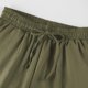 thumbnail image 3 of Pantalones harem casuales con cintura elástica y cordón para mujer - Poliéster, tallas grandes, 3 of 6