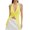 Yellow, variant on Musuos Women's Knit Halter Tank Tops Solid Color Ribbed Backless Split Hem Slim Vest Streetwear Summer Clothes