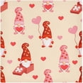 thumbnail image 2 of Coolnut Valentine's Day Gnome Cloth Napkins Set of 4, Reusable Washable Polyester Dinner Table Napkins for Family, Weddings, Parties, Home Decor, 20 x 20 Inch Washcloth Gift, 2 of 7