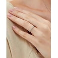 thumbnail image 5 of 2mm 925 Sterling Silver Wedding Band Cubic Zirconia Half Eternity Stackable Engagement Ring Size 3-13, 5 of 5
