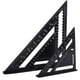 thumbnail image 1 of Escuadra de carpintero multifunción de 18 cm y 30 cm, regla triangular de aluminio y metal, guía de calibre cuadrado, ángulo transportador 45 90 grados/herramientas de carpintero/herramienta de segui TUNC Sencillez, 1 of 5