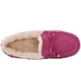 thumbnail image 6 of GLOBALWIN Women's Moccasins Shoes Winter Indoor Outdoor Faux Fur Lined Slippers Hot Pink 10M, 6 of 7