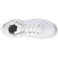 thumbnail image 3 of Nike 839977-100: Court Borough Mid Big Kids White/White Basketball Sneaker (4 M US Big Kid), 3 of 5