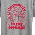 thumbnail image 3 of Instant Message - Valentine's Day Cupid In My Feelings - Women's Short Sleeve Graphic T-Shirt, 3 of 6