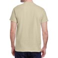 thumbnail image 3 of Jnriver Men's Short Sleeve Lightweight Heavy Cotton T-Shirt Regular-Fit Crewneck Tee for Casual Wear Gym Workout Summer Outfit - Sand - XL, 3 of 3