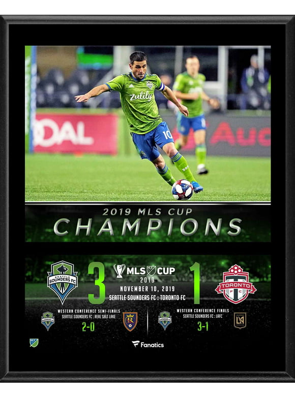 Nicolas Lodeiro Seattle Sounders FC 2019 MLS Cup Champions 12" x 15" Sublimated Plaque - Fanatics Authentic Certified