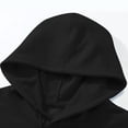 thumbnail image 4 of Wyzesi Fall Sweatshirts for Men Embroidered Male Solid Color Hooded Long Sleeved Pullover Sweatshirt, 4 of 7