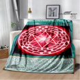 thumbnail image 1 of ¡Anime clásico YU GI OH! Manta estampada para pícnic, cálida, bonita manta para cama, suave y cómoda, manta de viaje para el hogar, 1 of 4