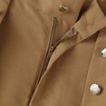 thumbnail image 3 of Ceisia Men's Gift Casual Fashion Solid Color Pocket Button High Waist Splice Trendy Versatile Straight Leg Pants, 3 of 8