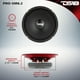 thumbnail image 3 of Altavoz DS18 PRO-SM6.2 Slim 6.5" 400 W 2 Ohms IP66 Rojo, 3 of 7