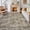Brown, variant on 2x6 Vintage Floral Rug, Soft Oriental Rug, Non Slip Low Pile Rug, Indoor Distressed Rug, Accent Rug Printed Rug for Living Room, Bedroom, Entryway