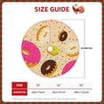 thumbnail image 2 of Fuzoiu Donuts Print Christmas Tree Skirt,Xmas Christmas Decorations,Xmas Tree Mat for Farmhouse Holiday New Years Home Party Decor Tree Rugs-36", 2 of 6