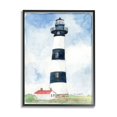thumbnail image 4 of Stupell Industries Black Striped Lighthouse with Quaint Cabin Black Framed, 16 x 20, Design by Melissa Hyatt LLC, 4 of 5