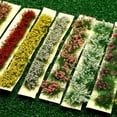 thumbnail image 3 of MYG Self-Adhesive Static Grass Tufts Miniature Scenery Mixed Wildflowers DIY Crafts, 3 of 5