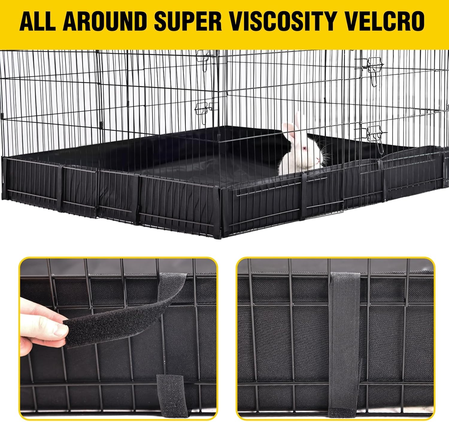 Aivituvin Rabbit Playpen Extension 48" x 48" with Liner photo 4