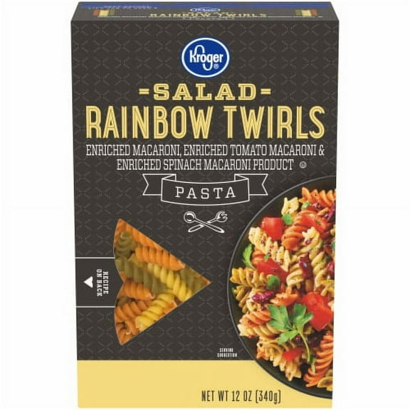 KR Salad Rainbow Twirls Pasta 12 oz
