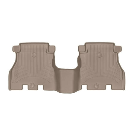 WeatherTech Custom Fit FloorLiners compatible with Jeep Wrangler 4-Door, Wrangler Unlimited 4-Door, Wrangler Unlimited Rubicon 392, Wrangler 4-Door Rubicon 392 - 2nd Row, Tan