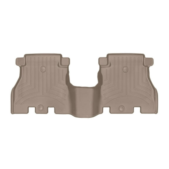 WeatherTech Custom Fit FloorLiners compatible with Jeep Wrangler 4-Door, Wrangler Unlimited 4-Door, Wrangler Unlimited Rubicon 392, Wrangler 4-Door Rubicon 392 - 2nd Row, Tan