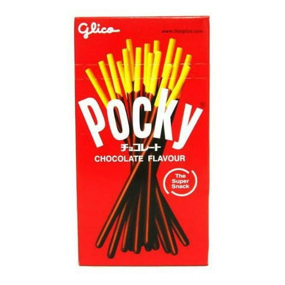 NineChef Bundle - Glico Pocky Chocolate Biscuit stick Japan 1 box   1 NineChef ChopStick