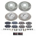thumbnail image 2 of PowerStop Front and Rear Semi-Coated Rotor and Low-Dust Ceramic Brake Pad Kit SC6973, 2 of 3