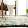 thumbnail image 4 of SAFAVIEH Aspen Coco Southwestern Wool Area Rug, Green/Red, 5' x 8', 4 of 8