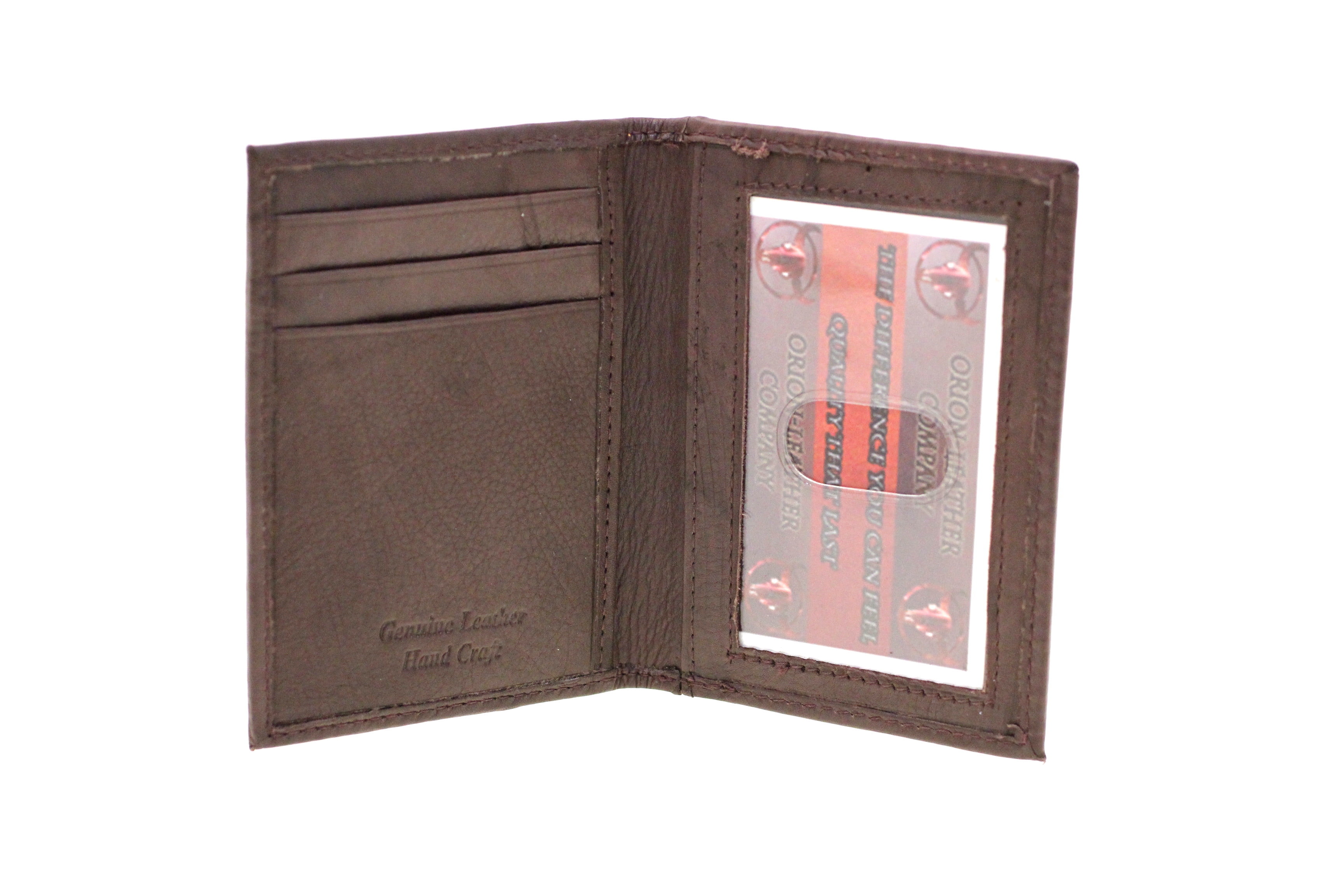 Credit Card Holder Case Genuine Leather Men Women Slim Front Pocket ID