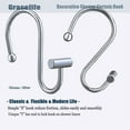thumbnail image 2 of Shower Curtain Hooks,Set of 12 Rust Resistant Metal Shower Curtain Rings for Bathroom,T-Bar Decorative Hooks Hangers for Shower Rod (Chrome), 2 of 4