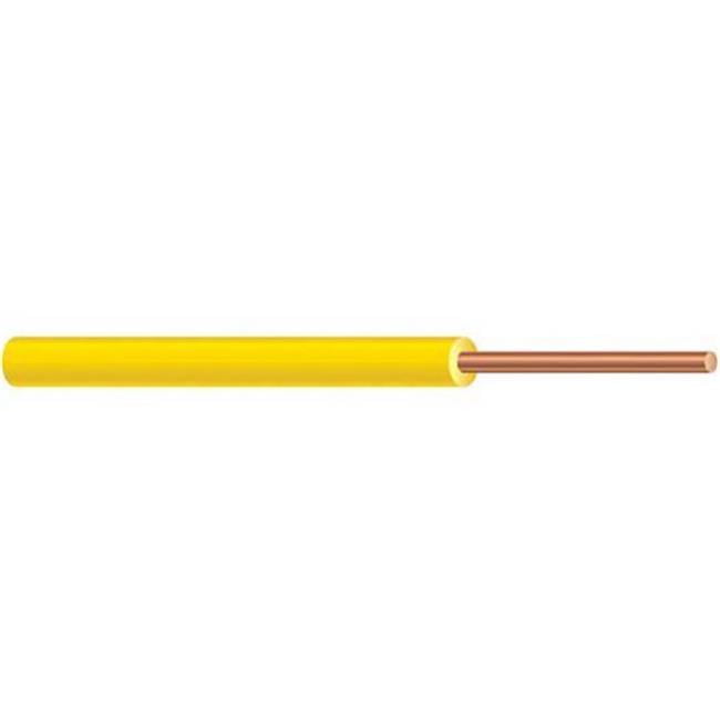 Southwire 48548202 14 Awg Solid Tracer Wire, Yellow 500 ft.