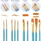 thumbnail image 1 of Pinceles para pintura acrílica Pinceles para pintar, 10 piezas Pinceles para pintura al óleo de nailon Pinceles para pintar Artista Punta suave Banban ZefeiWu 1327533578400, 1 of 1