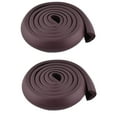 thumbnail image 1 of Commode Plate Mousse Caoutchouc Sécurité Coin Protecteur Coussin Marron Foncé 2 Pcs, 1 of 5