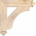thumbnail image 3 of Ekena Millwork 4"W x 18"D x 26"H Imperial Craftsman Rough Sawn Bracket, Western Red Cedar, 3 of 4