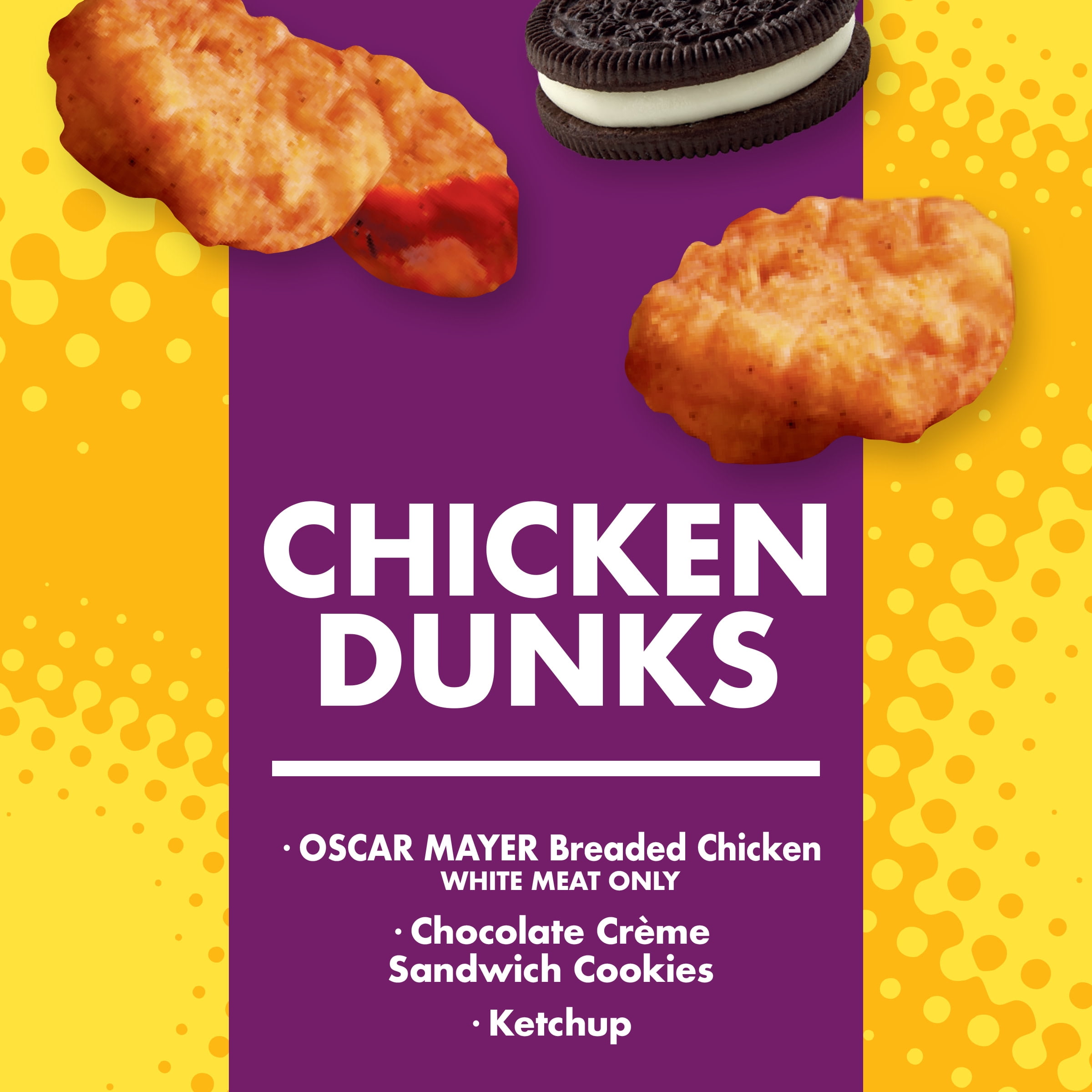 Buy Lunchables Chicken Dunks Snack Kit with Chocolate Sandwich Cookies