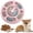 E, variant on Dog Puzzle Feeder Toys, Interactive Food Puzzle Toys for IQ Training & Mental Enrichment, Slow Feeder Dog Treat Puzzle