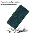 thumbnail image 7 of for Samsung Galaxy A05s Wallet Case, Flip Case PU Leather Embossed Folio Magnetic Kickstand Case Cover with Card Slots for Samsung Galaxy A05s, Green, 7 of 7