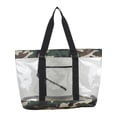 thumbnail image 4 of Eastsport Supreme Deluxe Clear Tote with Wristlet, Camo, 4 of 6