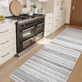 thumbnail image 5 of SIXHOME 2'x8' Area Rugs for Living Room Washable Rugs Boho Area Rug Neutral Geometric Moroccan Carpet Soft Distressed Indoor Rugs for Bedroom Dining Room Office Bohemian Home Decor Black, 5 of 6