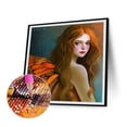 thumbnail image 2 of Diamond Drill Butterfly Wings Girl 5D Kits de pintura DIY Full Round Art (sz3200) FLhrweasw Nuevo, 2 of 9