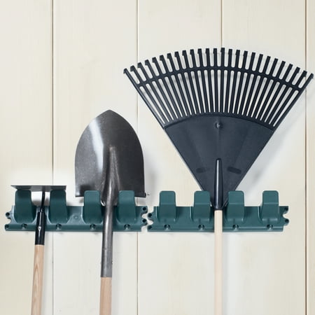 Garden Tool Hangers - Set of Two - Holds up to 16 Tools by