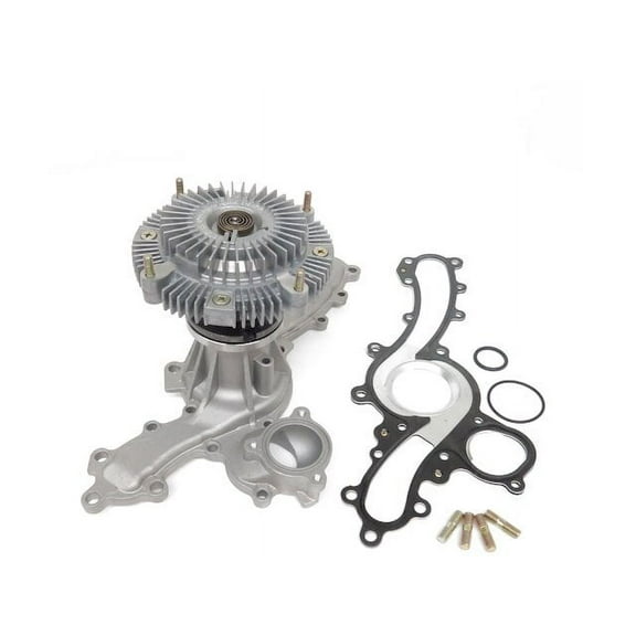 Engine Water Pump with Fan Clutch - Compatible with 2005 - 2015 Toyota Tacoma 4.0L V6 2006 2007 2008 2009 2010 2011 2012 2013 2014