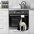 thumbnail image 5 of Hanging Towels 2 Pcs, Dish Towels Mythical White Unicorn Posing Absorbent Hand Towels with Hanging Loop Washcloth for Bathroom Kitchen, 5 of 6