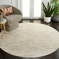 thumbnail image 2 of SAFAVIEH Whisper Zoolander Camo Area Rug, Ivory/Beige, 6'7" x 6'7" Round, 2 of 8