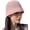 Pink, variant on CoCopeaunts Women's Sun Hats Knitted Bucket Hats Beach Hat UV Protection Rain Hats Breathable Stylish Casual Foldable Travel New 2023