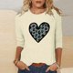 thumbnail image 1 of TaTaai Women Loose Black Top St. Patrick's Print Crew Neck 3/4 Sleeve Fashion Tee Ladies Spring Daily Wear Soft Comfortable Non-See-Through No Fading Stylish Top Gift, 1 of 7