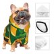 thumbnail image 3 of Fotbe Orange Sudadera con Estampado para Perros Pequeños – Suéter con Capucha para Mascotas, Tela Suave de Forro Polar con Bolsillo-X-Small, 3 of 7