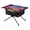 Night Beach Club Font design, variant on Outdoor Folding Table Portable Picnic Camping Table For Garden Fishing Beach Colorful Swirl Design