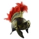 thumbnail image 2 of Casco de Mascarada Cos, sombrero de Guerrero espartano, sombrero romano, sombrero de samurái espartacu, casco Vintage romano antiguo Medieval, pluma, 2 of 4