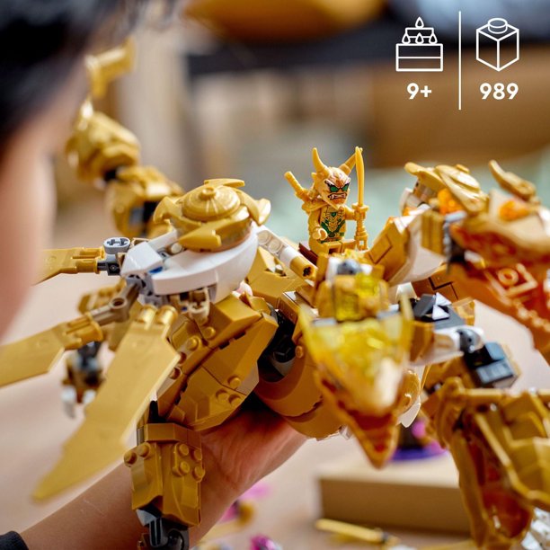 LEGO Ninjago Lloyd's Golden Ultra Dragon 71774 Toy Building Kit