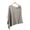 Light Gray, variant on Solid Knit Cotton Poncho