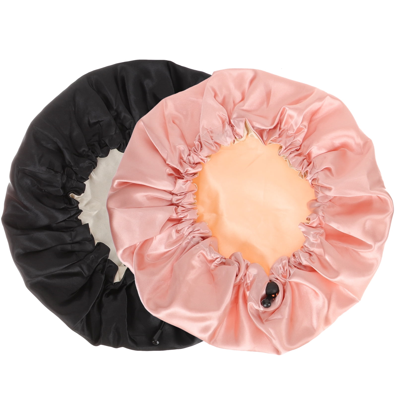WHAMVOX  2 Pcs Sleep Hats for Women Sleeping Satin Bonnet Miss Women's